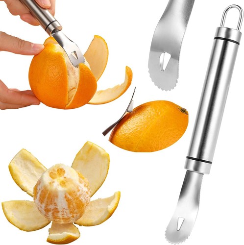 Stainless steel orange peeler - stainless,