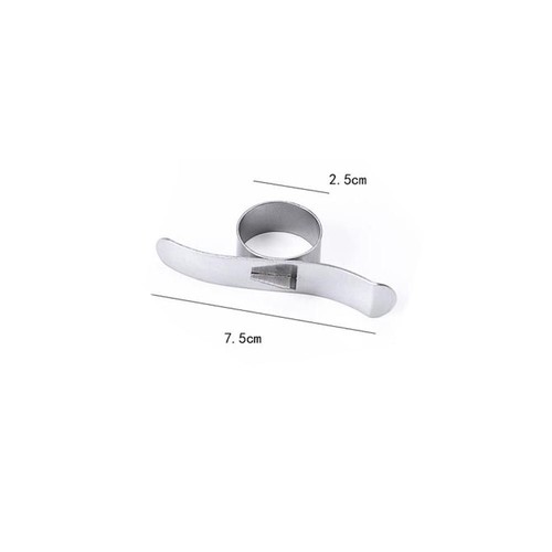 Stainless steel lemon zester - steel,
