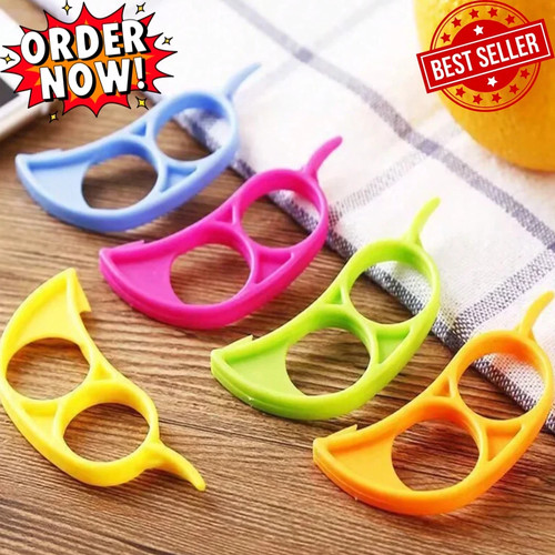 2pcs plastic orange peeler - 2pcs,